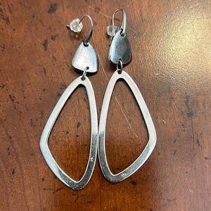 Kendra Scott Silver Kira Drop Earrings